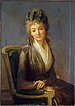 Lucile Desmoulins (1770-1794) war die Ehefrau von Camille Desmoulins, die während der Hinrichtung ihres Gatten das Volk zu einer Revolution gegen die Terrorherrschaft Robespierres aufrief. Zusammn mit General Dillon wurde sie der Verschwörung angeklagt und hingerichtet.
